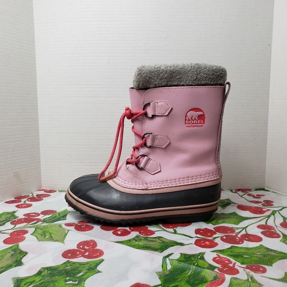Sorel Women's Pink Snow Boots Size 5 - Picture 8 of 9